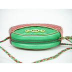 Gucci Laminate Leather Shoulder Bag Pochette Outside Multicolor — view 5