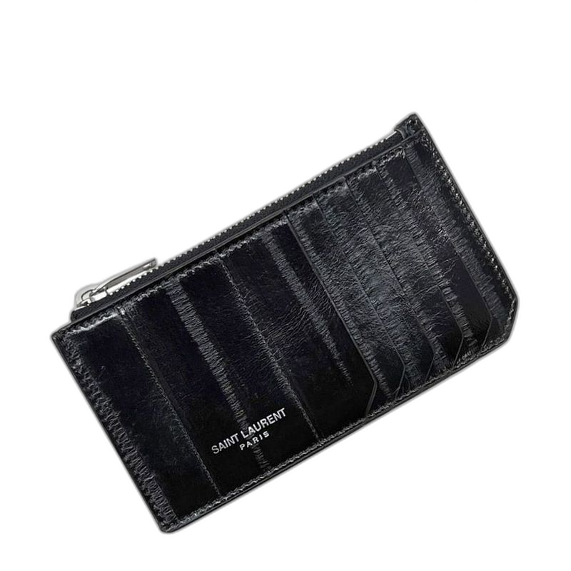Saint Laurent Coin Case Black