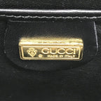 Gucci Crocodile Shoulder Bag Black — view 8