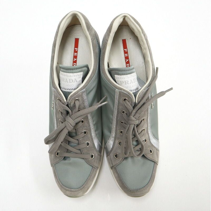Prada Sports Sneakers Beige White 38 — view 2