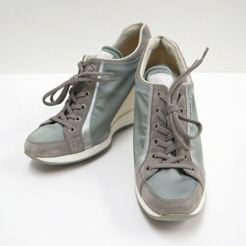 Prada Sports Sneakers Beige White 38