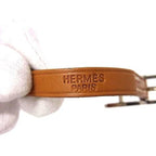 Hermes Silver Brown Bracelet — view 4