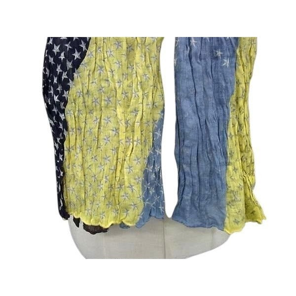 Louis Vuitton Shawl Etole Monogram Stars Multicolor 70% Linen 30% Silk — view 3