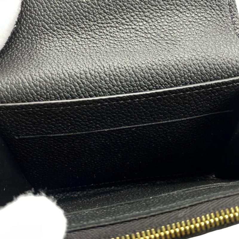 Louis Vuitton Coin Case Porte Monnaie Rosalie Monogram Empreinte Noir — view 8