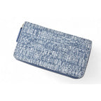 Chanel Wallet Fold Deauville Blue Tweed — view 3