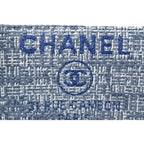 Chanel Wallet Fold Deauville Blue Tweed — view 4