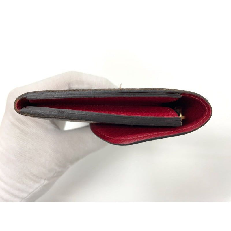 Louis Vuitton Damier Portefeuille Emilie Zipper Long Wallet Ebene Brown — view 5