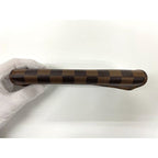 Louis Vuitton Damier Portefeuille Emilie Zipper Long Wallet Ebene Brown — view 8