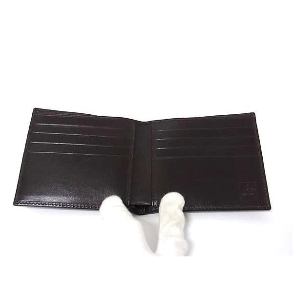 Fendi Wallet Zucca 099 Brown Leather Canvas Bifold — view 4