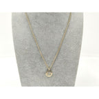 Chanel Necklace Coco Mark Medal Plated Gold B25 — view 9
