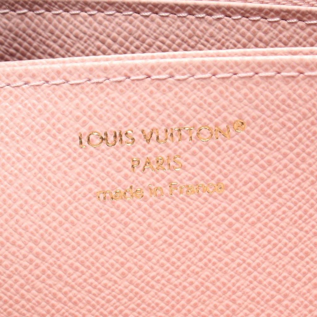 Louis Vuitton Round Wallet Zippy Rosevalerine Leather — view 4