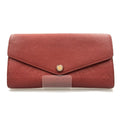 Louis Vuitton Monogram Empreinte Portefeuille Sarah Bifold Wallet Red