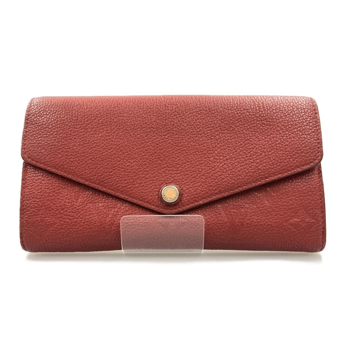Louis Vuitton Monogram Empreinte Portefeuille Sarah Bifold Wallet Red