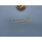 Christian Dior Caro Glycine Wallet Cannage Leather Card Case Coin — view 6