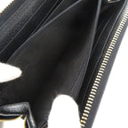 Gucci Round Zipper GG Marmont Leather Black Long Wallet 1001 — view 6