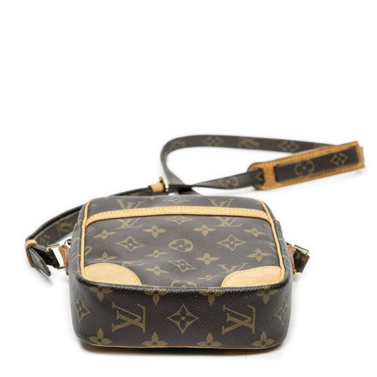 Louis Vuitton Danube Brown Monogram Canvas Shoulder Bag — view 6