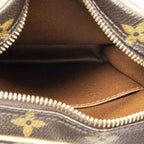 Louis Vuitton Danube Brown Monogram Canvas Shoulder Bag — view 9