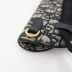 Christian Dior Oblique Saddle Waist Pouch Jacquard Navy — view 7