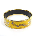 Hermes Emile Bangle Bracelet Accessory Jewelry Small Item Cloisonne Plated GP