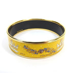Hermes Emile Bangle Bracelet Accessory Jewelry Small Item Cloisonne Plated GP — view 2