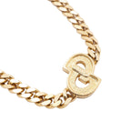 Dior Bracelet CD Logo Gold Plated Rhinestone — view 2