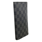 Louis Vuitton Wallet Damier Graphite Portefeuille Brazza Black — view 2