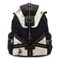 Christian Dior Homme Backpack Nylon Leather White Navy Black