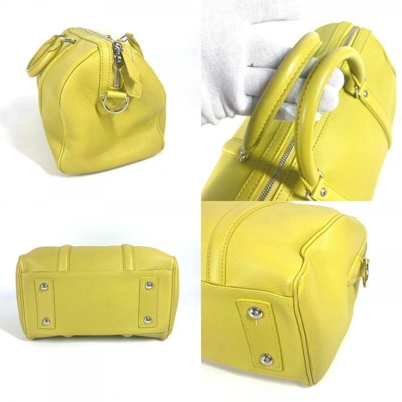 Louis Vuitton Handbag SC Bag PM Parnacea Leather Pistache Yellow — view 7