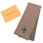 Louis Vuitton Echarpe LV Harmony with Fringe Scarf Brown — view 3