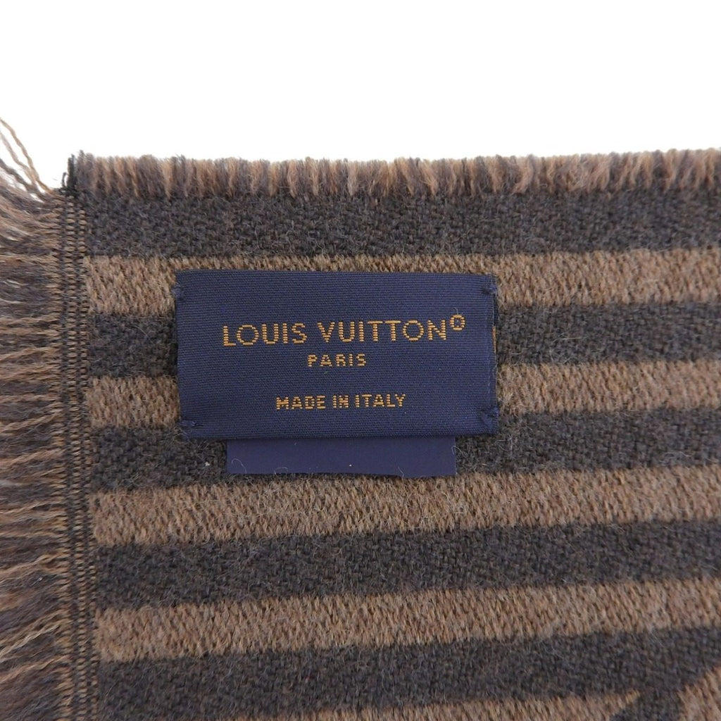 Louis Vuitton Echarpe LV Harmony with Fringe Scarf Brown — view 8
