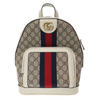 Gucci Ophidia GG Supreme Backpack Gray White Graywhite