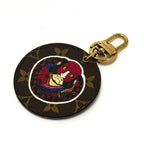 Louis Vuitton Key Holder Porte Cle Illustre Mp1949 Monogram Canvas Brown