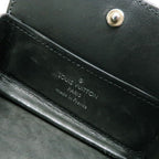 Louis Vuitton Taiga Coin Purse Noir Black RFID Case — view 8