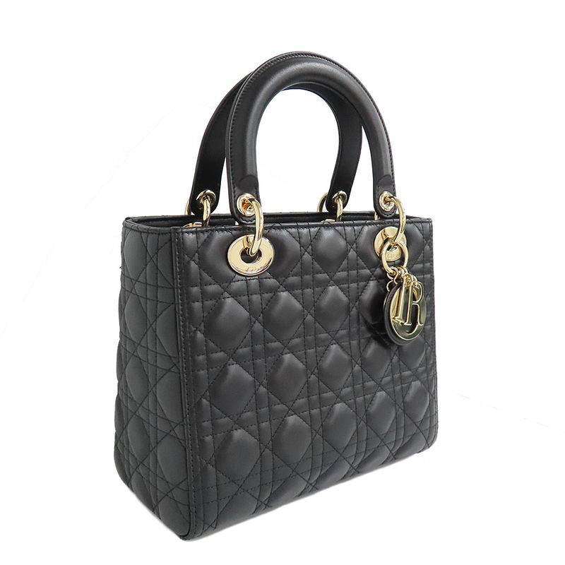 Christian Dior Lady Medium Canaage 2WAY Hand — view 4
