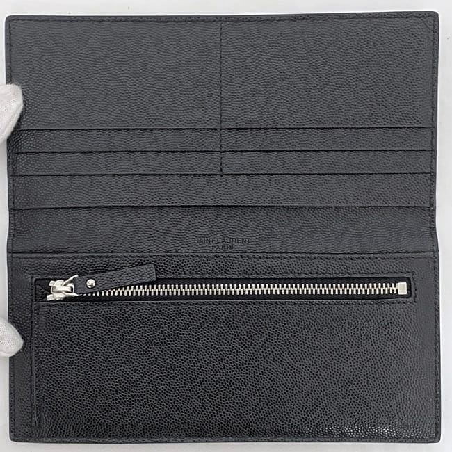 Saint Laurent Folding Long Wallet Black Tgn — view 6