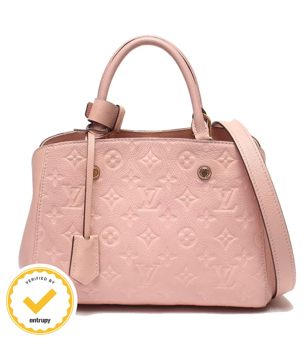 Louis Vuitton 2-Way Shoulder Bag Crossbody Montaigne BB Monogram Empreinte