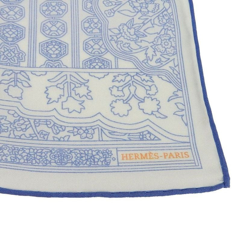 Hermes Handkerchief 100% Cotton Blue Everyday Small Item — view 2