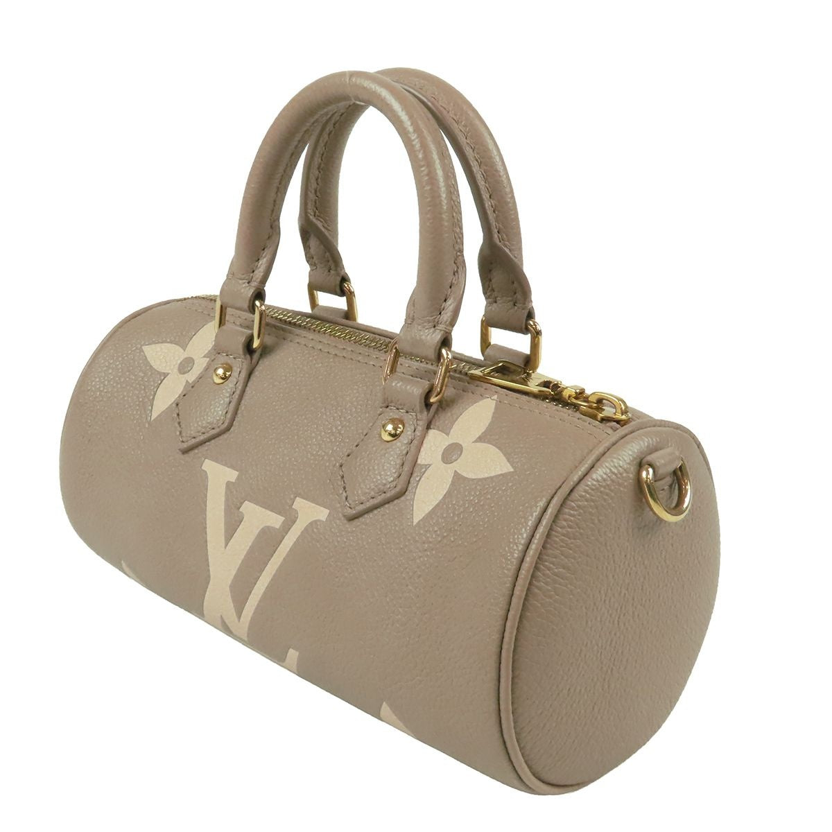 Louis Vuitton Papillon Tourterelle Cream Monogram Empreinte 2-Way Shoulder Bag — view 2