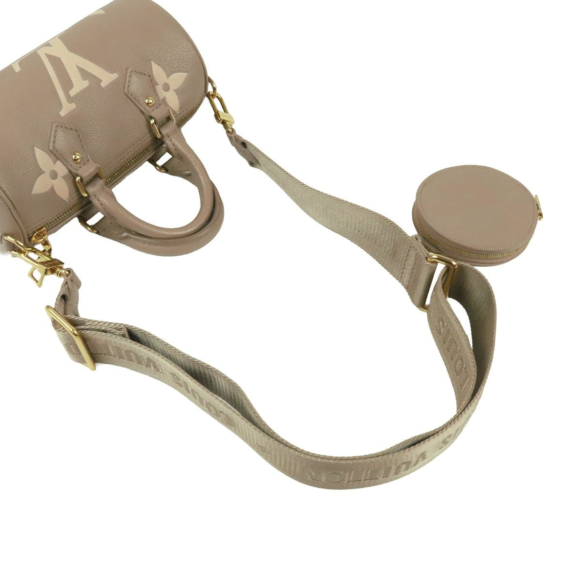 Louis Vuitton Papillon Tourterelle Cream Monogram Empreinte 2-Way Shoulder Bag — view 5