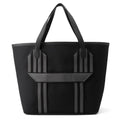 Hermes Tote Pure Sangle Black Gray Silver Toile Military Taurillon Clemence