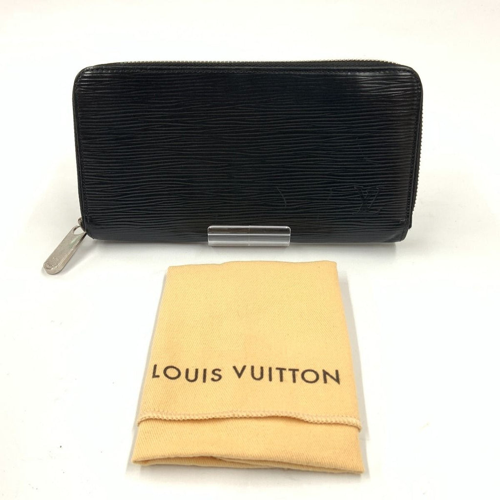Louis Vuitton Epi Zippy Wallet Long Black
