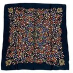 Chanel Scarf Silk Pattern Logo Black — view 2