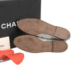 Chanel Current Logo Chain-trimmed Flat Shoes Loafers 36 — view 8