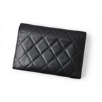 Chanel Wallet Bifold Fold Cambon Black — view 3