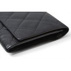 Chanel Wallet Bifold Fold Cambon Black — view 5