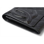 Chanel Wallet Bifold Fold Cambon Black — view 6