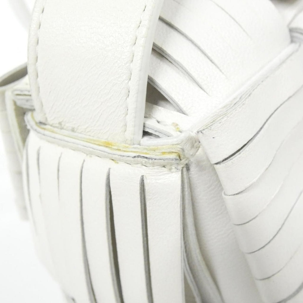 Bottega Veneta Shoulder Bag Leather White — view 7