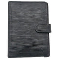 Louis Vuitton Agenda PM Epi Black Notebook Cover 6 Hole Type