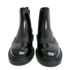 Hermes Short Boots Legacy 38.5 Black Leather Shoes — view 3