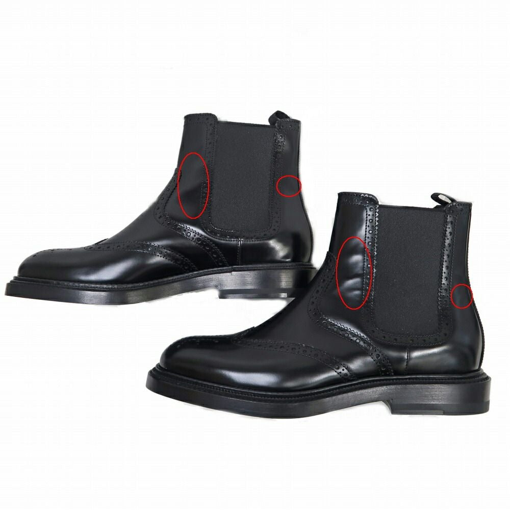 Hermes Short Boots Legacy 38.5 Black Leather Shoes — view 6